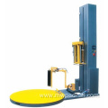 Wooden pallet stretch film wrapping machine